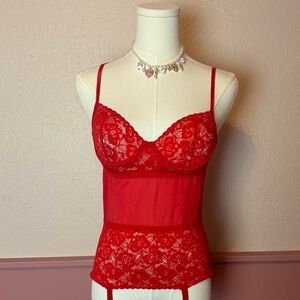 Coquette Babydoll Chemise Lace Garter